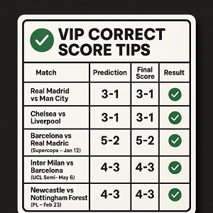 Correct Score